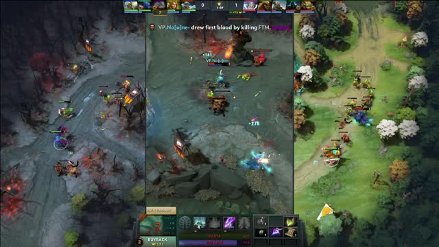 VP.No[o]ne-♥ takes First Blood on TSpirit.Iceberg!