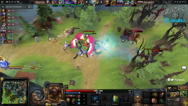 Team Freedom Dota 2 gets 2 kills!