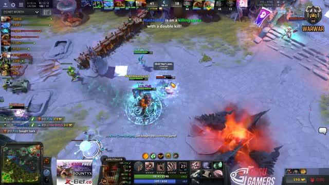 MasterRisk's double kill leads to a team wipe!