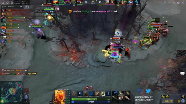 Newbee.Faith gets a double kill!