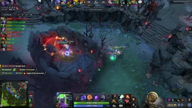 PSG.LGD.NothingToSay gets two kills!