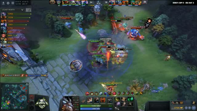 Benhur gets a triple kill!