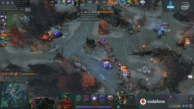 EG.Arteezy kills coL.Zfreek!