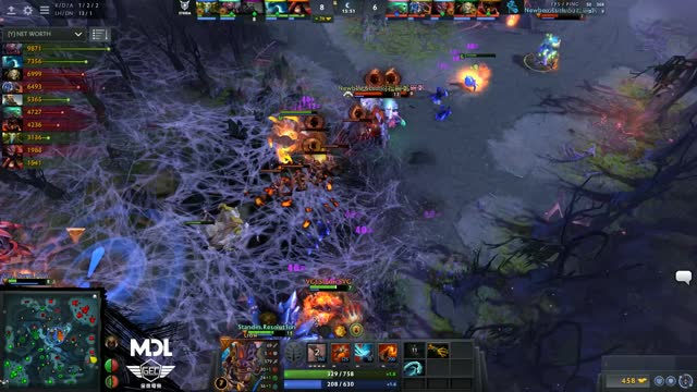 Newbee.Sccc gets a double kill!