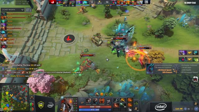 EG.Arteezy gets two kills!