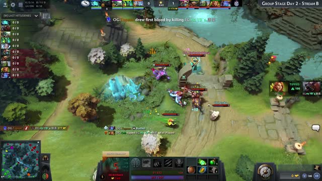 Topson takes First Blood on EG.Arteezy!