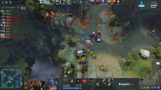 Secret.MidOne takes First Blood on VP.Ramzes666!