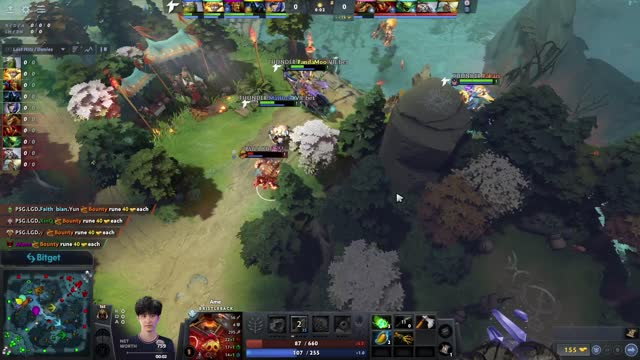 ThunderP.Pakazs takes First Blood on PSG.LGD.Ame!