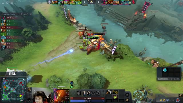 Topson takes First Blood on Supream^!