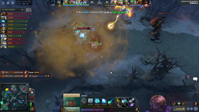 TNC.Kuku kills Liquid.Miracle-!