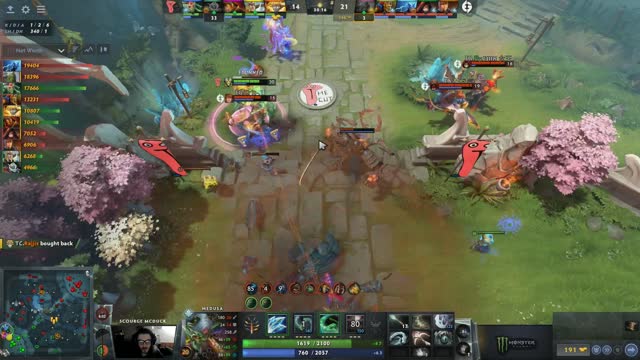 Arteezy's double kill leads to a team wipe!