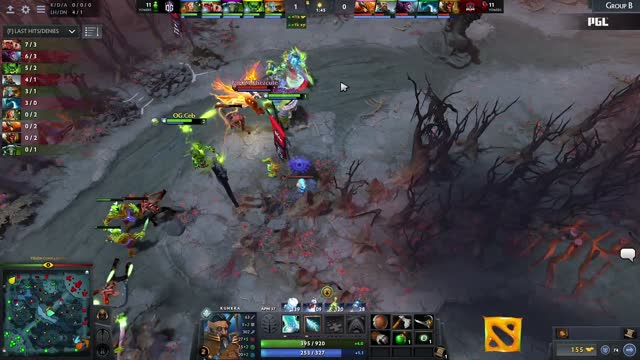 OG.JerAx takes First Blood on Fervian!