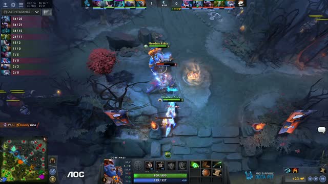 Newbee.Sccc kills VP.Solo!