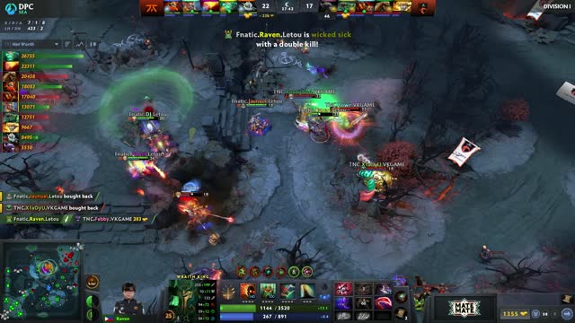 Fnatic.Raven gets a double kill!