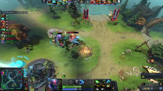 Dust takes First Blood on PSG.LGD.NothingToSay!