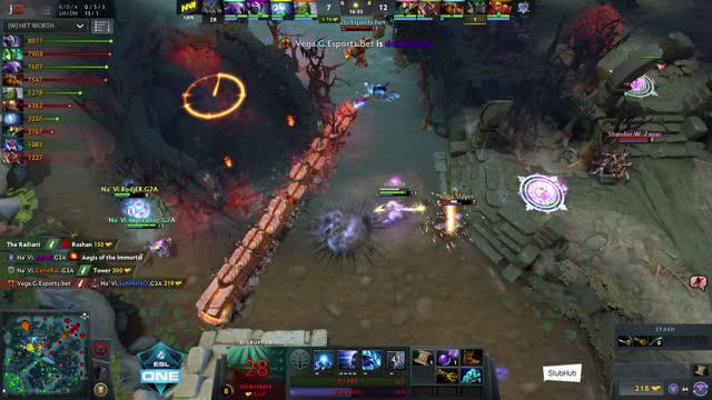 Na`Vi.Dendi gets a double kill!