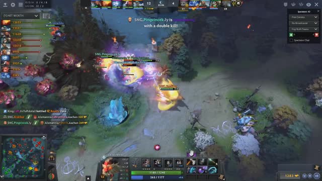 Pingvincek gets a double kill!