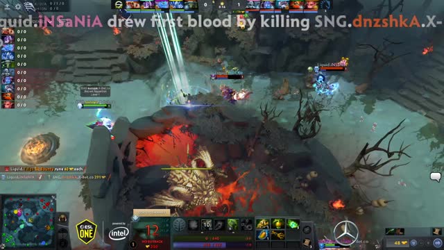 Liquid.iNSaNiA takes First Blood on dnz!