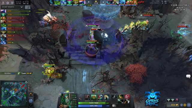 Newbee.kpii kills LFY.- ah fu -!