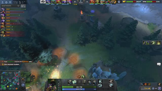 Puppey kills Vega.Silent!