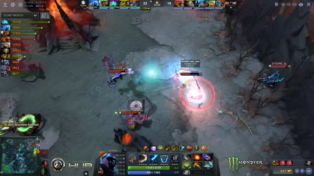 HAlf kills EHOME.Faith_bian!