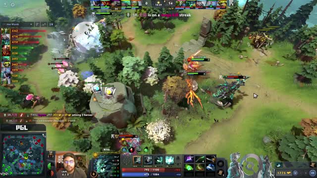 Arteezy gets a double kill!