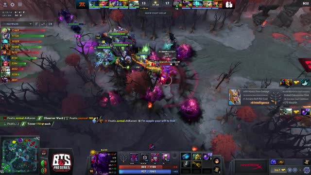 Fnatic.Raven kills believe!