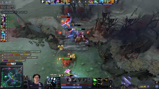 ThunderP.Matthew takes First Blood on PSG.LGD.Faith_bian!