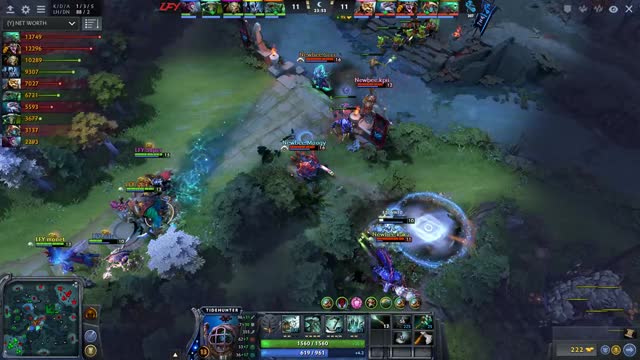 Newbee.kaka kills LFY.- ah fu -!