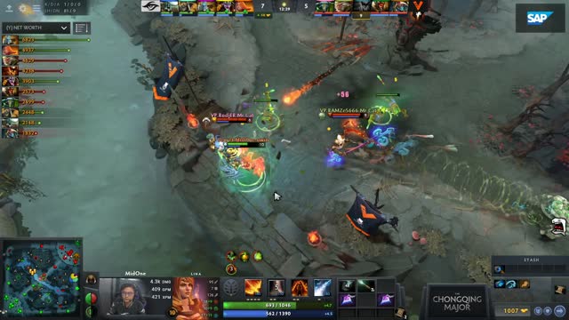 VP.Ramzes666 kills Secret.MidOne!