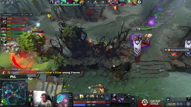 Arteezy kills Liquid.MATUMBAMAN!