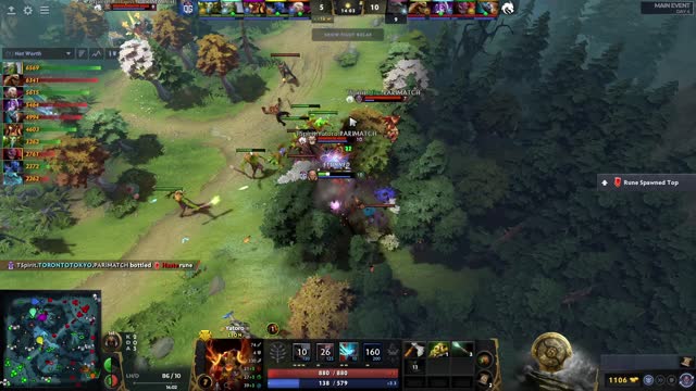 TSpirit.Yatoro kills OG.Topson!