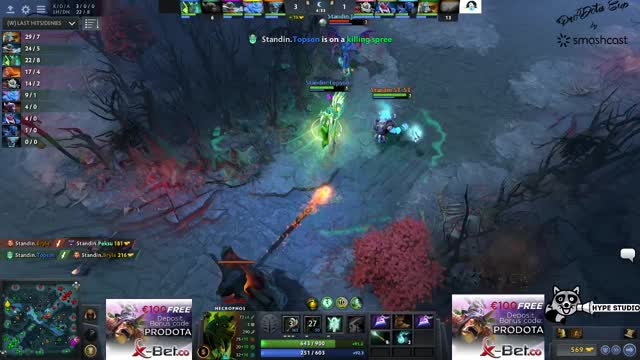 topson gets a double kill!