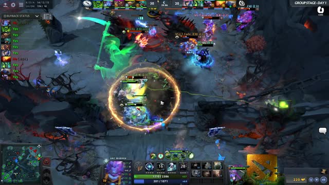 EG.Arteezy gets a triple kill!