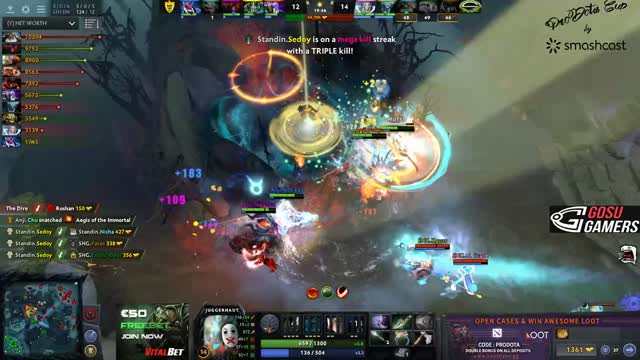 sedoy's triple kill leads to a team wipe!