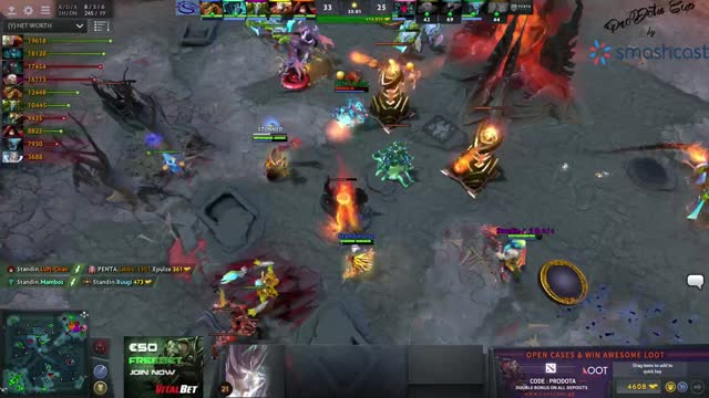 Mambos gets a triple kill!