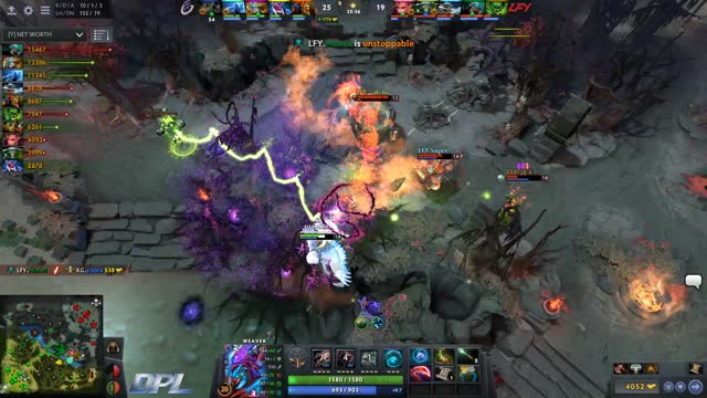 LFY.Monet gets a double kill!