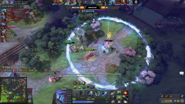 JerAx gets a double kill!