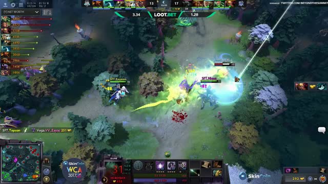 topson gets a double kill!