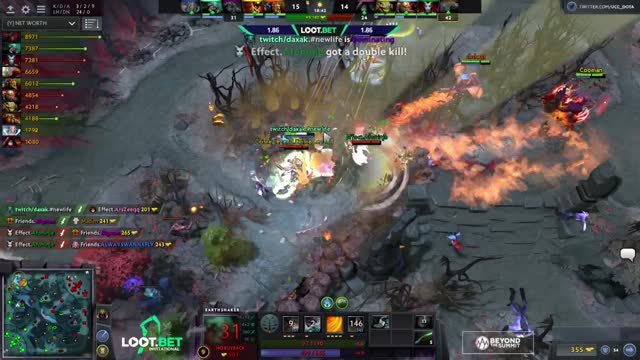 Afoninje gets a double kill!