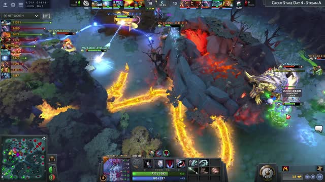 VP.9pasha's double kill leads to a team wipe!