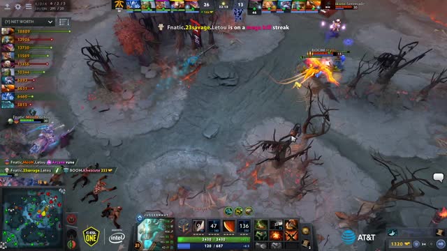 Fnatic gets 2 kills!