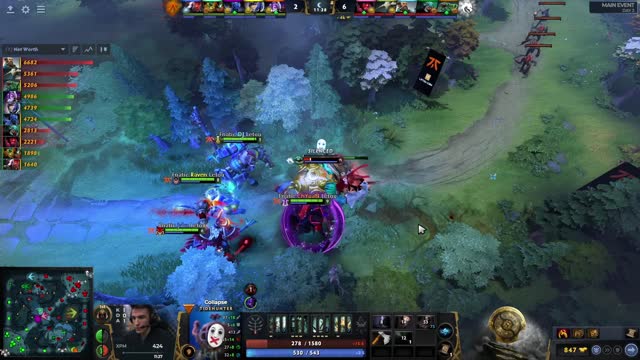 Fnatic.Raven kills TSpirit.Collapse!