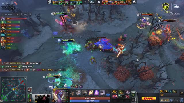 TSpirit.Yatoro's triple kill leads to a team wipe!