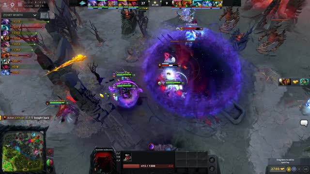 Ocean gets 2 kills!