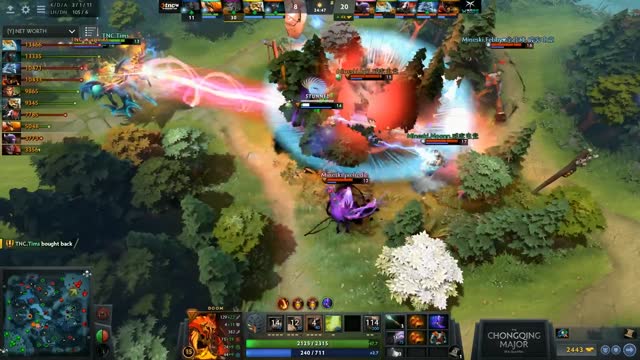 Newbee.kpii kills TNC.Kuku!