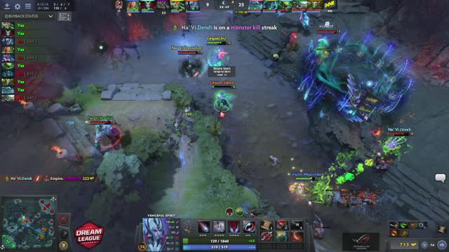 Na`Vi.Dendi gets a double kill!