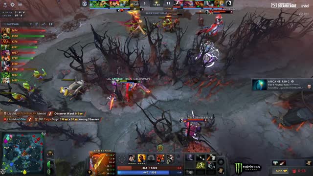 OG and Liquid trade 1 for 1!