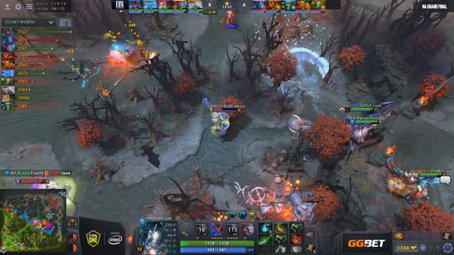 EG.Arteezy kills CHAOS.Biver!