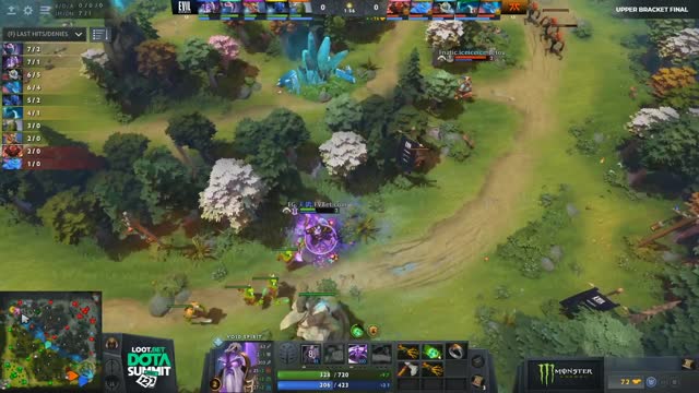 EG.Ramzes666 takes First Blood on Fnatic.23savage!